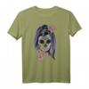 Gruselige Lady Sugar Skull Halloween Dia De Los Muertos T-Shirt – Spooky Kostüm für Halloween, Día de los Muertos & Feiertage