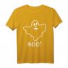 Halloween T-Shirt Geist Ghost Boo für Damen und Herren - Klassisches Halloween Outfit mit lustigem Design, Geschenkidee für Kinder und Erwachsene
