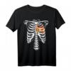 Süßes Oder Saures Kürbis Skelett Halloween Happy Halloween T-Shirt - Klassisch geschnitten, doppelt genähter Saum