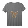 HapDeer Mickey Mouse Halloween Ghosts Pumpkins Spiders V-Ausschnitt T-Shirt – Offizielles Merchandise für Halloween & Geburtstag