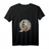 HapDeer Minnie Mouse Flying Witch Halloween T-Shirt mit V-Ausschnitt – Niedliches Kostüm für Kinder und Erwachsene