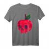 Gruseliger vergifteter Apfelschädel & böse Königin Gothic Halloween T-Shirt – Perfekt für Halloween-Partys & Apfelwein-Liebhaber