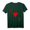 ACE OF HEARTS T-Shirt - Spielkarten Halloween Kostüm, Casino Geschenk & Valentinstag Geschenk für Poker- und Kartenliebhaber