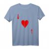 ACE OF HEARTS T-Shirt - Spielkarten Halloween Kostüm, Casino Geschenk & Valentinstag Geschenk für Poker- und Kartenliebhaber