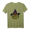 Leuchtender Kürbis mit Magierhut - Gruseliges Halloween T-Shirt für Horror- und Spaß-Fans