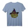 Leuchtender Kürbis mit Magierhut - Gruseliges Halloween T-Shirt für Horror- und Spaß-Fans