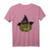 Leuchtender Kürbis mit Magierhut - Gruseliges Halloween T-Shirt für Horror- und Spaß-Fans