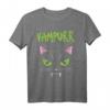 Vampurr Vampirkatze lustiges Halloween Tier T-Shirt – Perfekt für Katzenliebhaber, Kinder & Erwachsene als Kostüm oder Geschenk