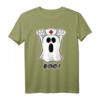 Boo! Halloween Krankenschwester T-Shirt mit Geisterdesign – Perfekt für Pflegepersonal und Halloween-Feiern im Krankenhaus