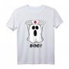 Boo! Halloween Krankenschwester T-Shirt mit Geisterdesign – Perfekt für Pflegepersonal und Halloween-Feiern im Krankenhaus