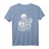 Skelett küsst Skelett - Liebe Romantik Halloween T-Shirt als Geschenk für Paare und Halloween-Fans