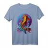 Japan Style Dämon Fisch Artwork - Asiatisches Tattoo & Halloween T-Shirt für Manga-, Ninja- & Samurai-Fans als Geschenk