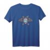 Fledermaus mit Atemschutz Maske Vampir Halloween Kostüm T-Shirt – Lustiges und Gruseliges Kostüm für Kinder und Erwachsene für Halloween, Karneval und Fasching