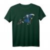 Französische Bulldogge Sensenmann Halloween Geschenk T-Shirt - Lustige Frenchie Kostümidee für Hundeliebhaber