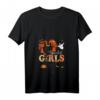 Damen Halloween Kostüm & Pyjama Pumpkin Spooky Mädchen T-Shirt mit V-Ausschnitt – Perfekt für Halloween-Partys und Gruselnacht