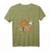 Damen Halloween Kostüm & Pyjama Pumpkin Spooky Mädchen T-Shirt mit V-Ausschnitt – Perfekt für Halloween-Partys und Gruselnacht