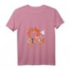 Damen Halloween Kostüm & Pyjama Pumpkin Spooky Mädchen T-Shirt mit V-Ausschnitt – Perfekt für Halloween-Partys und Gruselnacht