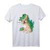 Creme Französische Bulldogge Dinosaurier Kostüm Halloween T-Shirt – Lustiges Frenchie Geschenk für Hundeliebhaber, Männer, Frauen & Kinder
