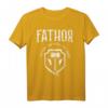Herren Vatertagsgeschenk - Lustiges Fathor Hammer T-Shirt für Papa, Vater und Sohn im Partnerlook, Vintage Design