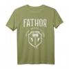 Herren Vatertagsgeschenk - Lustiges Fathor Hammer T-Shirt für Papa, Vater und Sohn im Partnerlook, Vintage Design