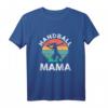 Handball Mama Retro Handballerin T-Shirt – Lustiges Sportdesign zum Muttertag & für Handballfans