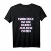 Hardtekk T-Shirt - Kunst aus dem Osten für Rave Fans und Techno Liebhaber | Hardtechno Merch für Festivals und Hardcore Raver