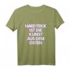 Hardtekk T-Shirt - Kunst aus dem Osten für Rave Fans und Techno Liebhaber | Hardtechno Merch für Festivals und Hardcore Raver