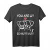 Verliebte Paare Hund Liebesbeweis T-Shirt – Romantisches Valentinstag Geschenk für Hundeliebhaber und Zweisamkeit