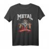 Lustiges Heavy Metal Weihnachtsmann Metallkopf T-Shirt – Das perfekte Geschenk für Metal-Fans zu Weihnachten, Geburtstag & besonderen Anlässen