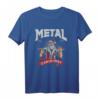 Lustiges Heavy Metal Weihnachtsmann Metallkopf T-Shirt – Das perfekte Geschenk für Metal-Fans zu Weihnachten, Geburtstag & besonderen Anlässen