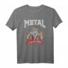 Lustiges Heavy Metal Weihnachtsmann Metallkopf T-Shirt – Das perfekte Geschenk für Metal-Fans zu Weihnachten, Geburtstag & besonderen Anlässen
