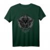 Wikinger Munin Rabe T-Shirt mit Valknut Symbol – Mythologisches Wikinger Design mit Tribals für Odin-Fans