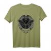 Wikinger Munin Rabe T-Shirt mit Valknut Symbol – Mythologisches Wikinger Design mit Tribals für Odin-Fans