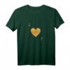 Elegantes Herzdame Frau Partnerin Geschenk T-Shirt – Romantisches Damen T-Shirt für Valentinstag, Geburtstag, Weihnachten & Fasching