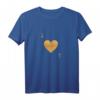 Elegantes Herzdame Frau Partnerin Geschenk T-Shirt – Romantisches Damen T-Shirt für Valentinstag, Geburtstag, Weihnachten & Fasching