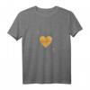 Elegantes Herzdame Frau Partnerin Geschenk T-Shirt – Romantisches Damen T-Shirt für Valentinstag, Geburtstag, Weihnachten & Fasching