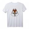 HapDeer Chip and Dale T-Shirt mit transparenten Wangen - Offiziell lizenziertes Disney-Design