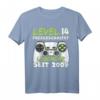 Level 14 Geburtstag Jungen - Lustiges Gaming T-Shirt mit Spruch 'Level 14 Freigeschaltet' für Jungen & Mädchen, perfekte Geschenkidee und Deko