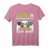 Level 14 Geburtstag Jungen - Lustiges Gaming T-Shirt mit Spruch 'Level 14 Freigeschaltet' für Jungen & Mädchen, perfekte Geschenkidee und Deko