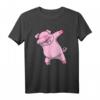 Dabbing Schwein T-Shirt für Kinder - Trendiges Tiermotiv als Geschenk für Kids zu Geburtstag, Weihnachten, Einschulung & Karneval