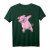Dabbing Schwein T-Shirt für Kinder - Trendiges Tiermotiv als Geschenk für Kids zu Geburtstag, Weihnachten, Einschulung & Karneval