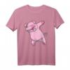 Dabbing Schwein T-Shirt für Kinder - Trendiges Tiermotiv als Geschenk für Kids zu Geburtstag, Weihnachten, Einschulung & Karneval