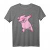 Dabbing Schwein T-Shirt für Kinder - Trendiges Tiermotiv als Geschenk für Kids zu Geburtstag, Weihnachten, Einschulung & Karneval
