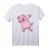 Dabbing Schwein T-Shirt für Kinder - Trendiges Tiermotiv als Geschenk für Kids zu Geburtstag, Weihnachten, Einschulung & Karneval