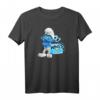 HapDeer Schlumpf Brainy Who's the Boss? T-Shirt – Offizielles Comic Merchandise für Schlumpf-Fans & Geburtstagsfeier