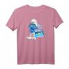 HapDeer Schlumpf Brainy Who's the Boss? T-Shirt – Offizielles Comic Merchandise für Schlumpf-Fans & Geburtstagsfeier