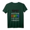 Kinder Achtung Krippe Hier Kommt Ärger T-Shirt - Lustiges Geschenk für den Krippenstart & Abschied aus dem Elternhaus
