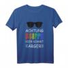 Kinder Achtung Krippe Hier Kommt Ärger T-Shirt - Lustiges Geschenk für den Krippenstart & Abschied aus dem Elternhaus