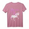 Kinder Geburtstagsshirt Pferd für 4 Jahre Mädchen - Perfektes Geburtstagsgeschenk für Pferdeliebhaber & Reitfans