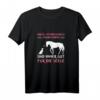 Dreck Pferdegeruch und Hundesabber Spruch T-Shirt – Lustiges Reiter-, Pferde- und Hundeliebhaber-Geschenk für Stall und Reitstall